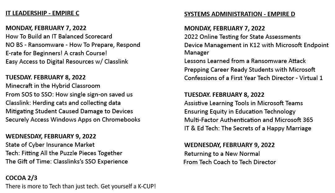  IT LEADERSHIP - EMPIRE C MONDAY, FEBRUARY 7, 2022 How To Build an IT Balanced Scorecard NO BS - Ransomware - How To    